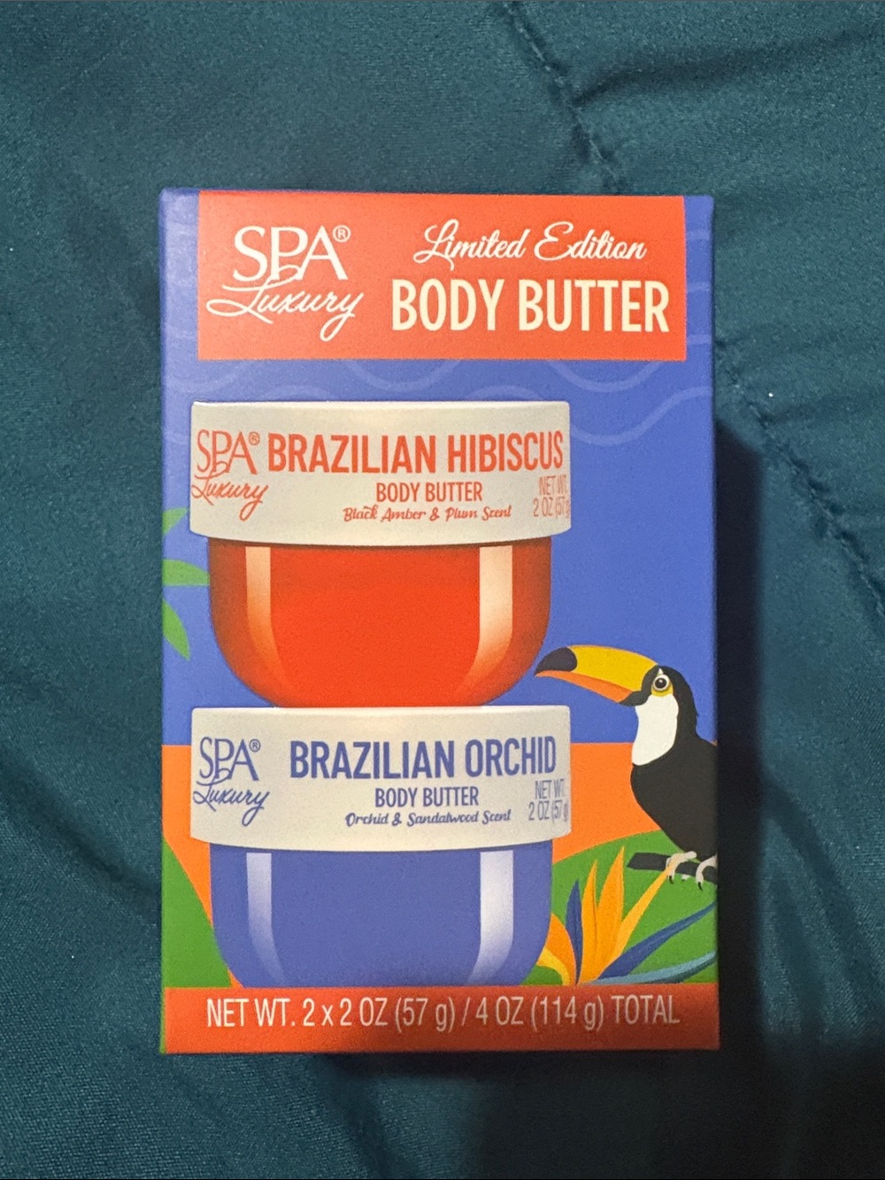 SPA Luxury Brazilian Hibiscus & Brazilian Orchid Body Butter Set Body Butter Set